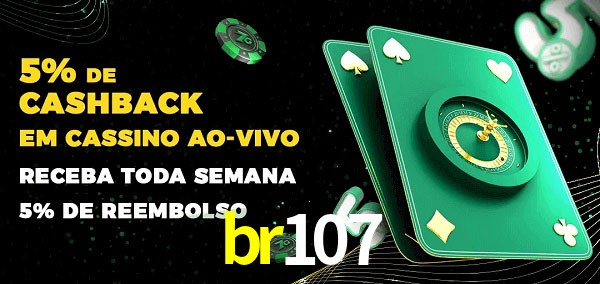 Promoções do cassino ao Vivo br107
